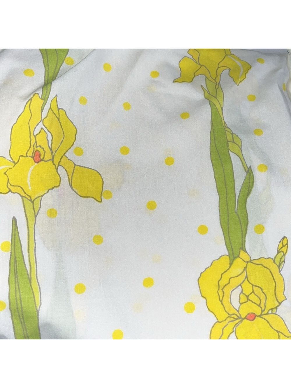 Christian Dior Wamsutta Full Sheet Set Yellow Iris - Picture 4 of 9